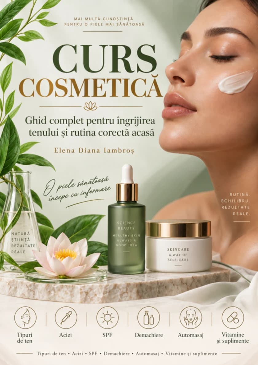 Ediția ilustrată a cursului de cosmetică de Elena Diana Iambroș